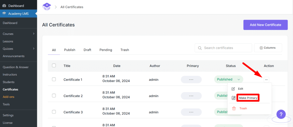 make-certificate-primary

