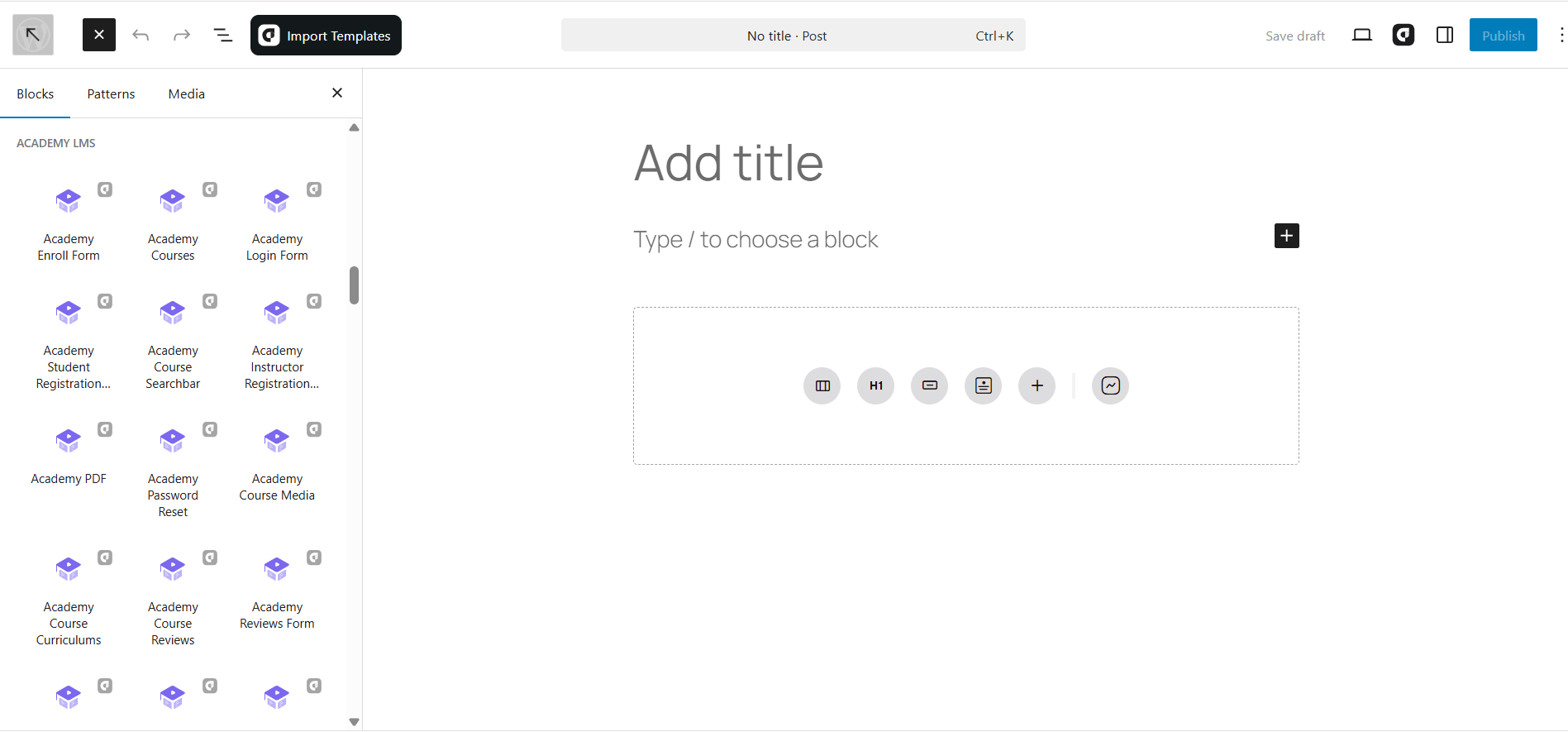 Academy LMS Major Features