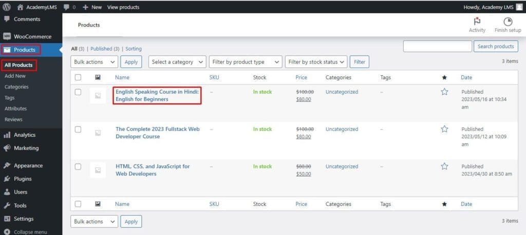 Product>All Products.