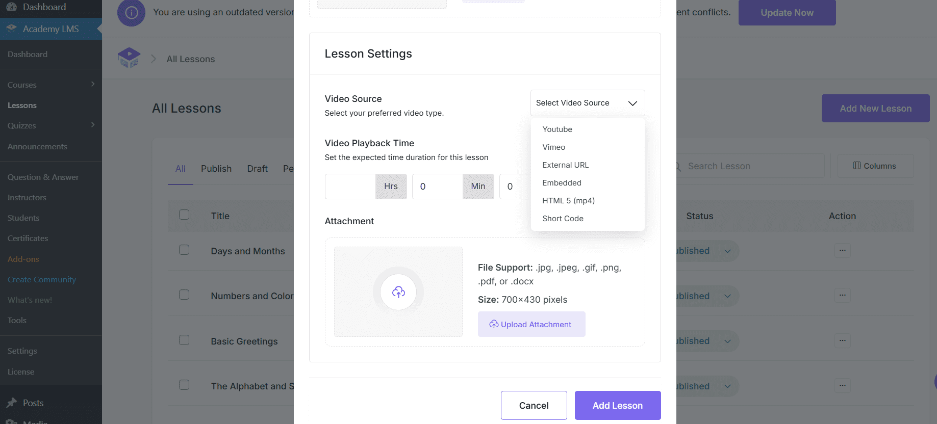 Lesson Content