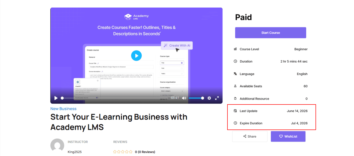 View Last Update and Expire Enrollment View Last Update and Expire Enrollment