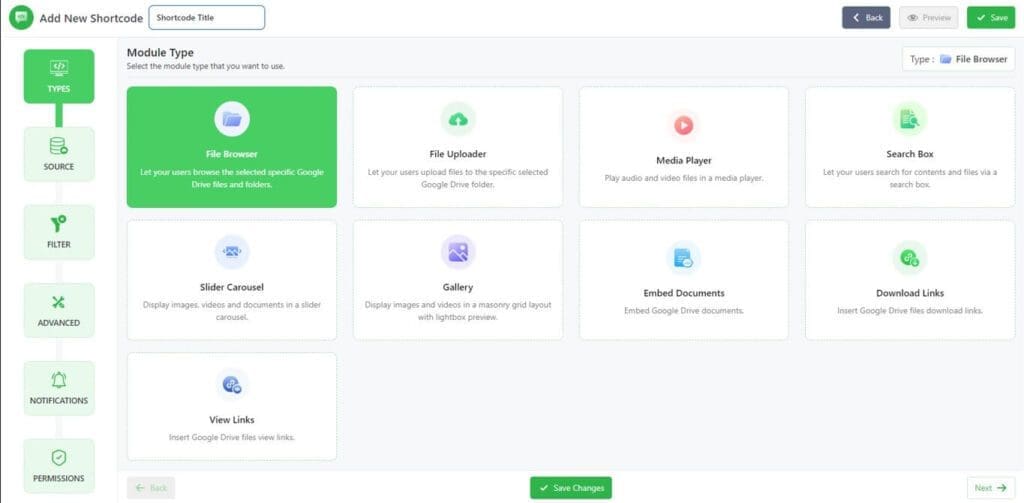 Choose Your Preferred Module