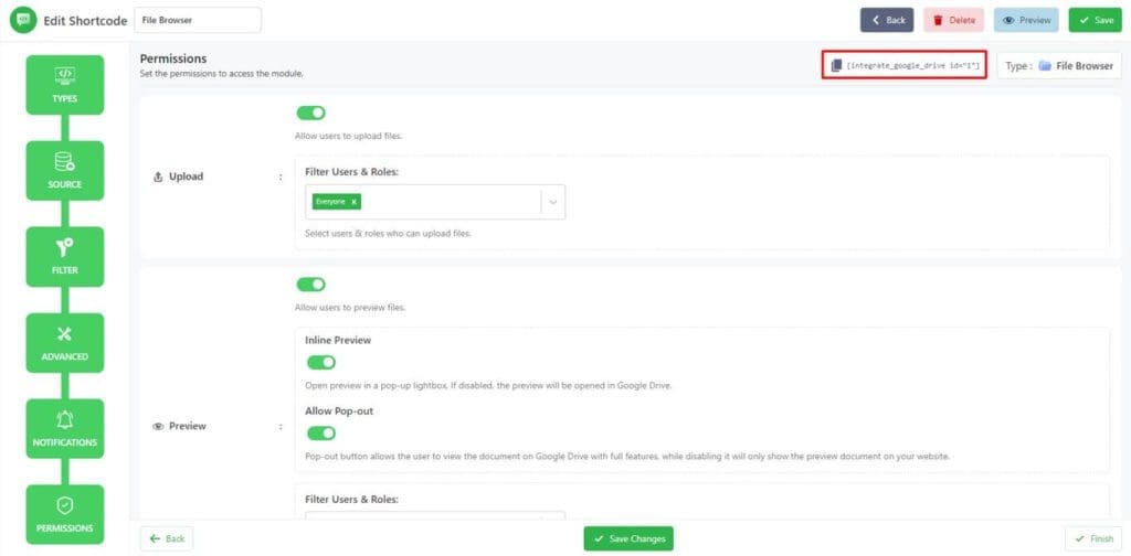 Customize the Module
