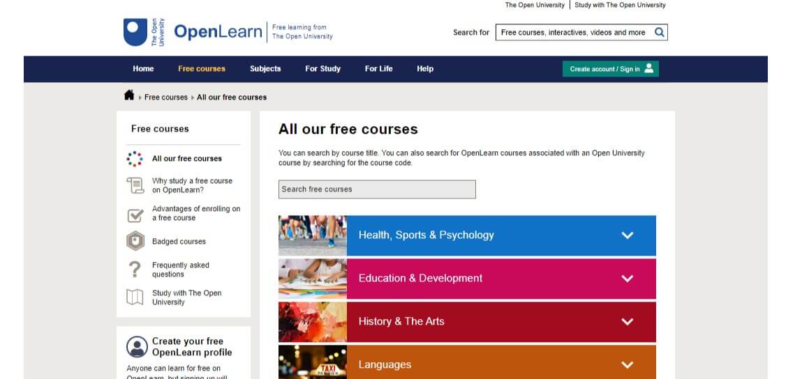 openlearn course 