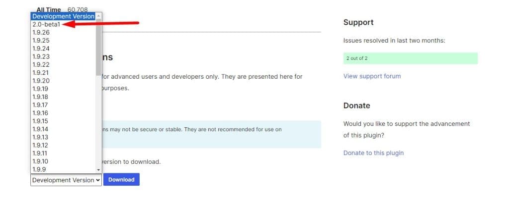 download beta free version