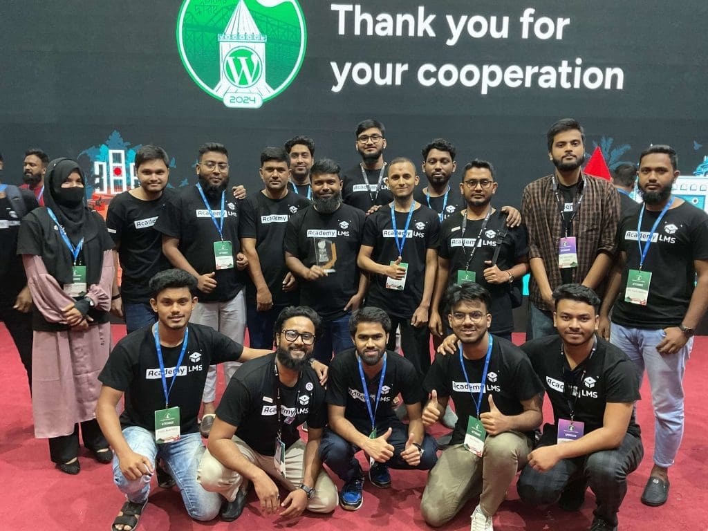 Academy LMS Team in WordCamp Sylhet 2024