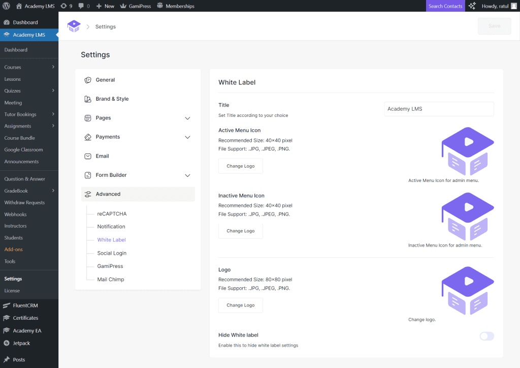 Discover Academy LMS migration from the Academy LMS dashboard 