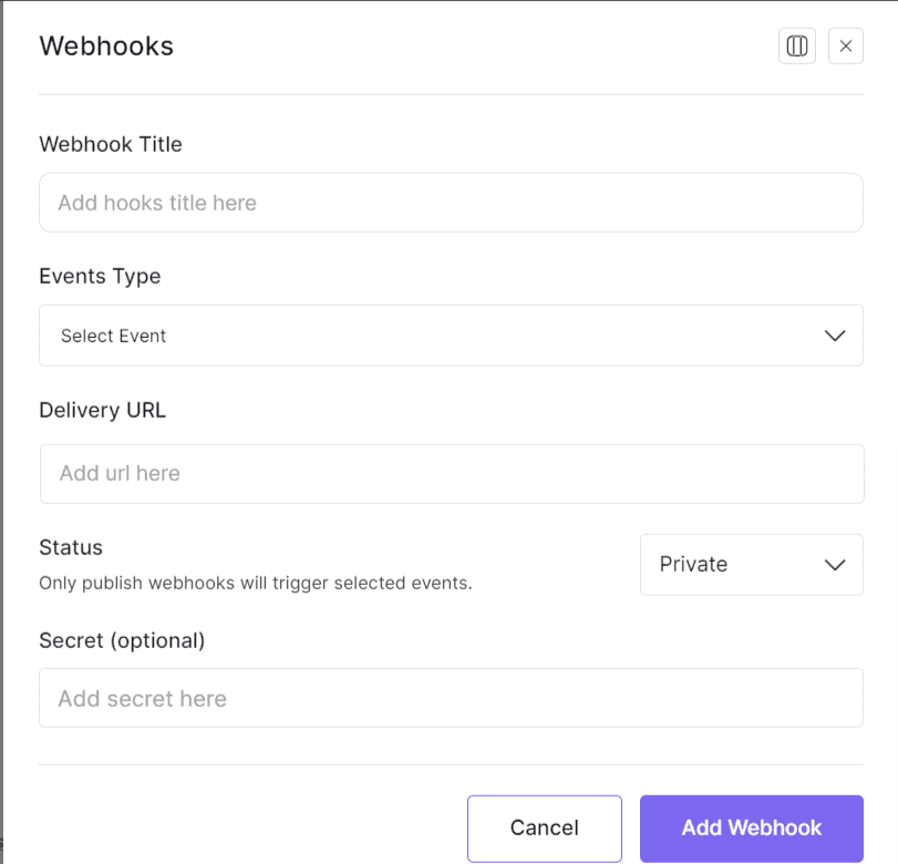 Webhook 