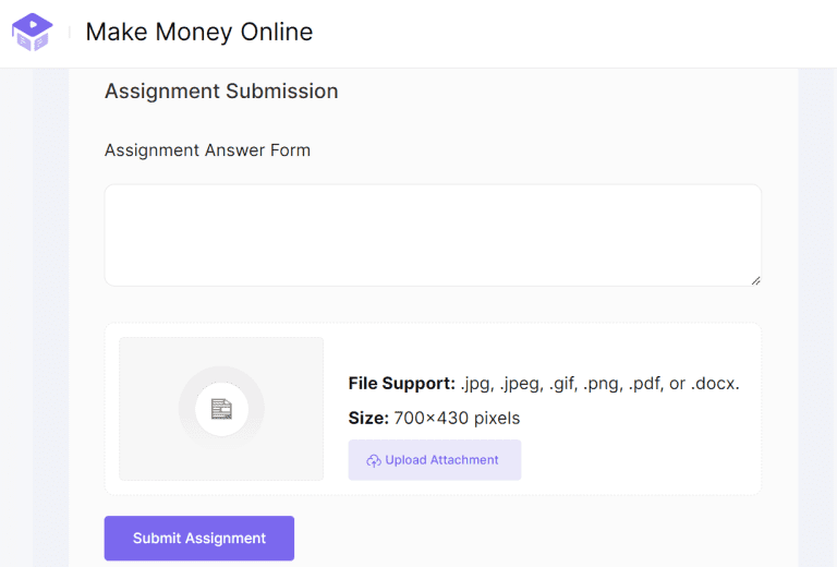 Assignment Addon