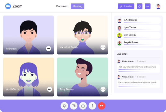 Live Sessions with Zoom