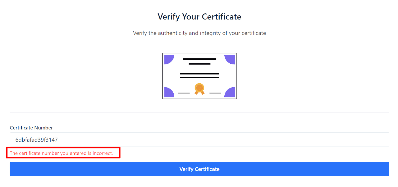 edit certificate 