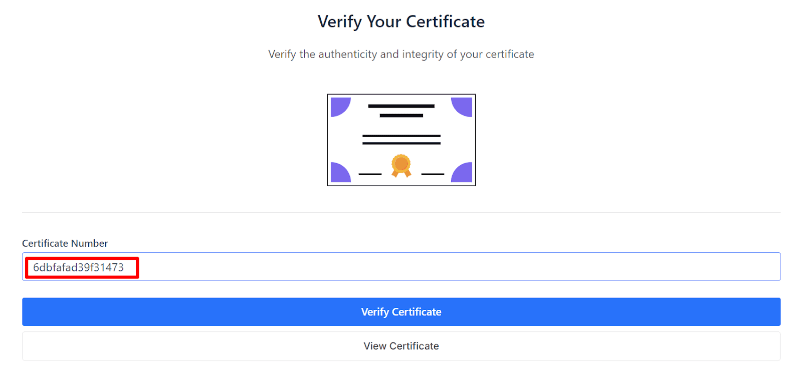 verify certificate 