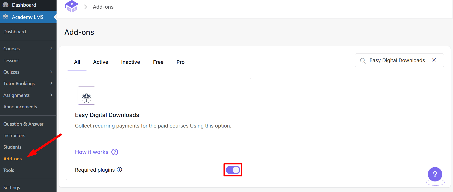 Core Add-ons Easy Digital Download