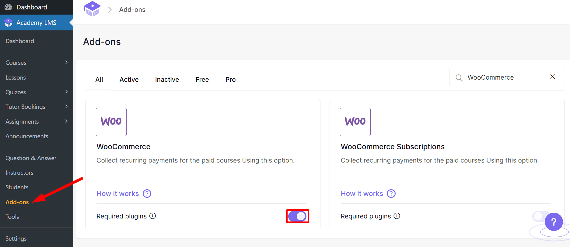 Core Add-ons WooCommerce