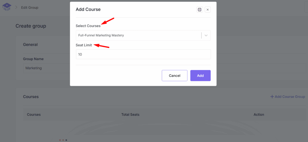 Add Course