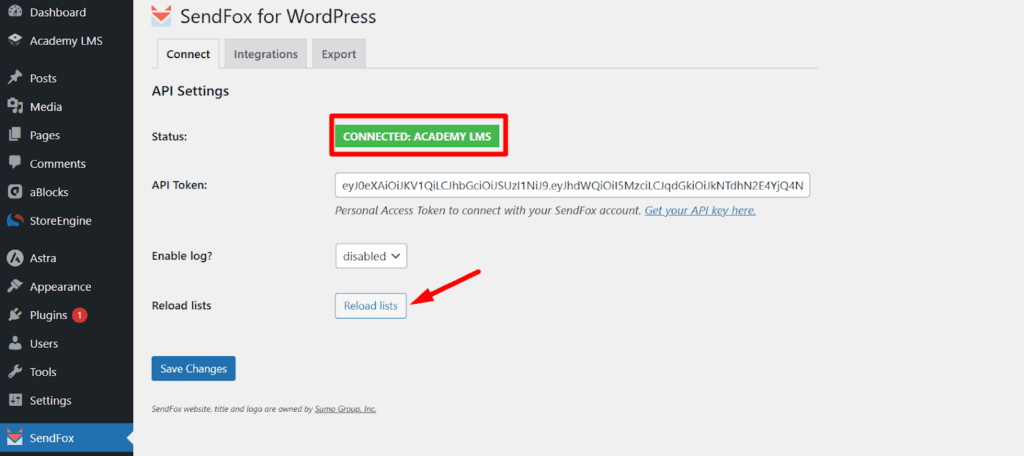 Sync Your SendFox Lists