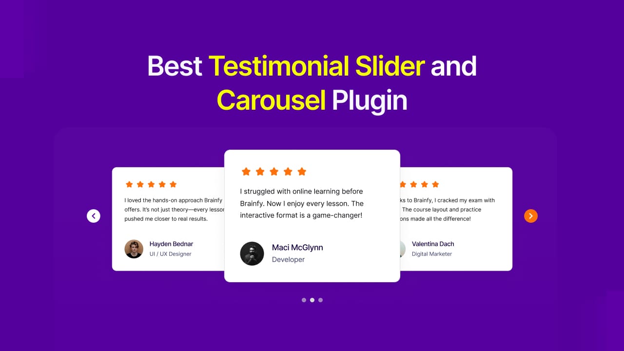 Best Testimonial Slider and Carousel Plugin