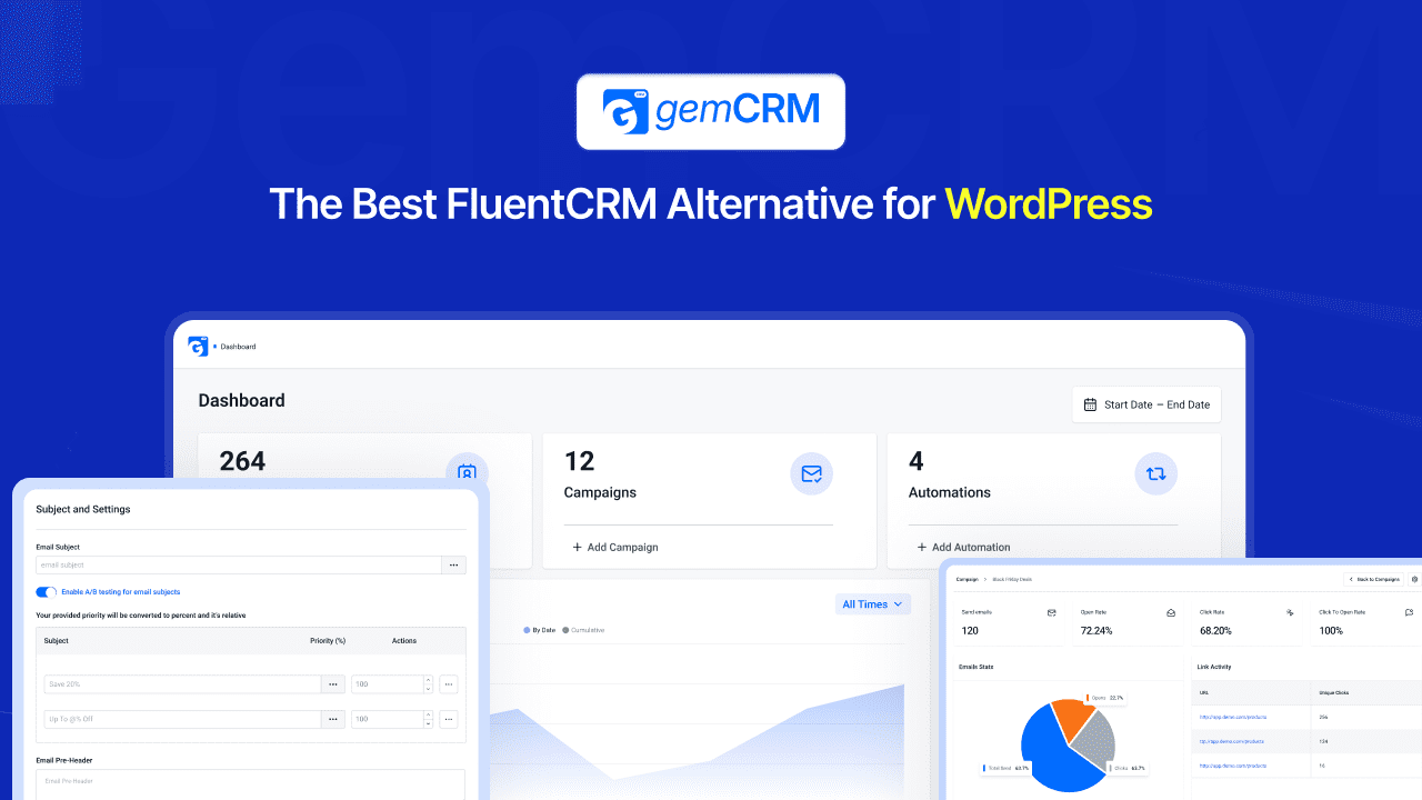 FluentCRM Alternative: Why GemCRM Is the Smarter WordPress CRM Choice in 2026