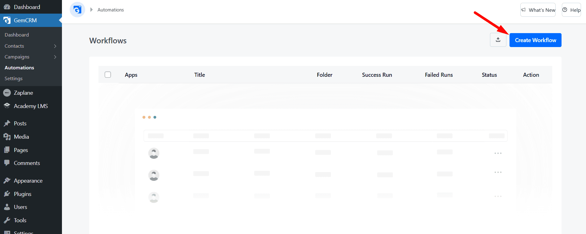 Create Workflow